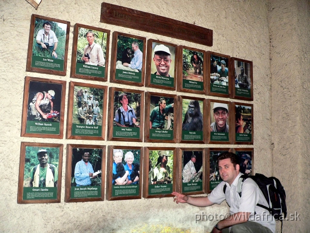 congo a ja 3.jpg - The Wall of Fame - most important WCS persons of conservation in Africa.